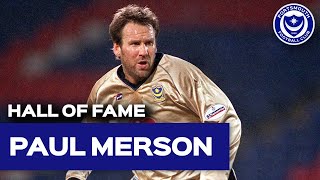 PAUL MERSON  Pompey Hall of Fame 2017 [upl. by Sergo773]