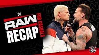 Monday Night Raw Recap in 5 Minutes  12825 [upl. by Notrab352]