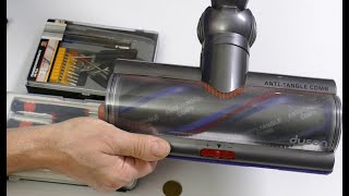 Dyson ANTITANGLE COMB V15 reinigen auseinander zusammenbauen cleaning disassamble assemble DIY [upl. by Akenet]