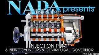 Injection Pump with 6 Inline Cylinders and Centrifugal Governor  NADA Scientific [upl. by Clinton]