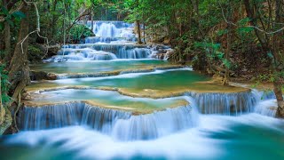 Erawan waterfalls Kanchanaburi Thailand [upl. by Novyaj322]