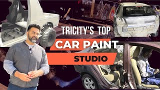 Vlog1  Best Car Denting Painting in Chandigarh Panchkula Mohali Tricity  SBA  Call 9875983427 [upl. by Enaitsirhc332]