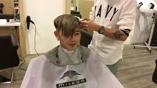 养眼的小鲜肉！男士剪发 hair cut [upl. by Ortensia]