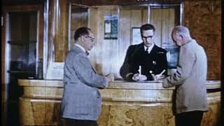 Queen Elizabeth Ocean Liner 1950s  Film 5804 [upl. by Malony234]