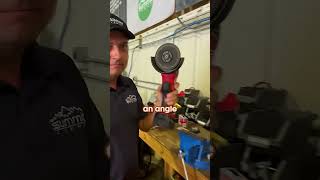 How to Sharpen Your Mower Blades EXPLAINED in 60 seconds or less [upl. by Dnomasor]