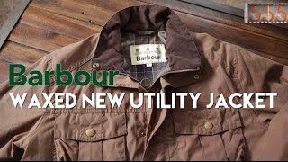 Review Barbour New Utility Waxed Cotton Jacket [upl. by Eornom]