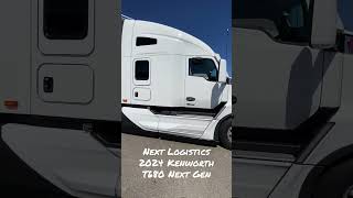 Next Logistics 2024 Kenworth T680 Next Gen [upl. by Ibrad]