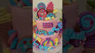 CANDY LAND THEME CAKE  MCKAYES CAKE birtdaycake candyland cake shorts mckayescake [upl. by Eibot176]