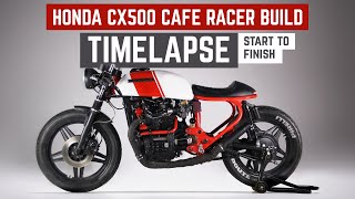 Honda CX500 Cafe Racer Build Time Lapse [upl. by Liryc]