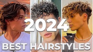 9 BEST Mens Hairstyles In 2024 [upl. by Oninotna]