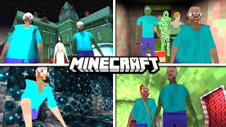 DVloper All Games in Minecraft Atmosphere Full Gameplay Granny All Chapters 1 2 3 And The Twins [upl. by Kerekes847]