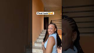 Braid my hair with me Fulani braids braids hairstyle vlogs fyp nigerianstudents [upl. by Bertelli969]