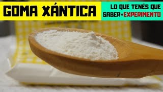 Goma xántica qué es y para qué se usa  Experimento casero [upl. by Bettina232]