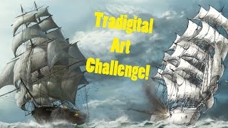 Tradigital Art Challenge [upl. by Swain645]