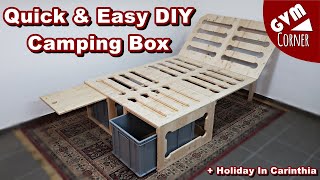 Quick amp Easy DIY Camping Box  Holiday In Carinthia  Einfache Campingbox  Urlaub In Kärnten [upl. by Ayian704]