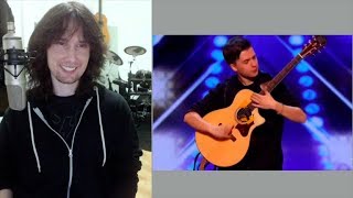 British guitarist analyses Marcin Patrzaleks live AGT performance [upl. by Sybilla]