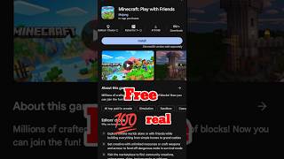 Free Minecraft Premium  How To Install Minecraft premium from Play Store minecraft mcpe shorts [upl. by Soigroeg]