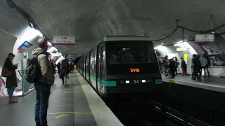 Paris Métro 4  Montparnasse Bienvenüe [upl. by Ayaet713]