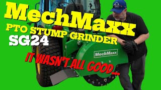 MechMaxx SG24 The Cheapest Stump Grinder [upl. by Aprile316]