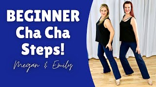 Beginner Cha Cha  with Megan amp Emily [upl. by Lehcyar]