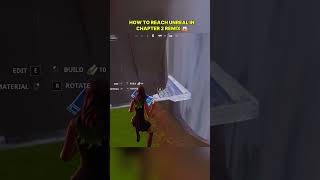 How to reach unreal in chapter 2 😱 tipstervibes fortnite shorts [upl. by Pavior992]