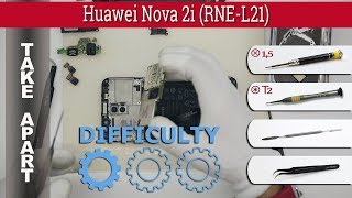 How to disassemble 📱 Huawei Nova 2i RNEL21 Take apart [upl. by Heman212]