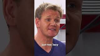 Lazy chef claims hes not lazy KitchenNightmares GordonRamsay [upl. by Aikahc]