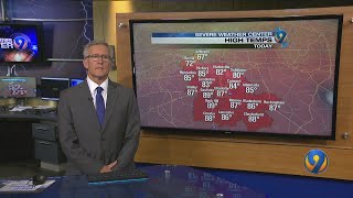 Monday night forecast by Chief Meteorologist Steve Udelson [upl. by Fania]