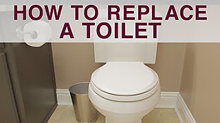 How to Replace a Toilet  DIY Network [upl. by Youngman]