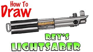 How to Draw Anakins Lightsaber [upl. by Eibo]