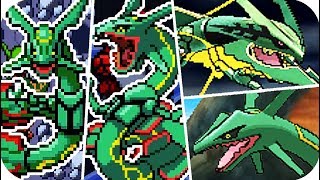 Evolution of Legendary Rayquaza Battles 2002  2017 [upl. by Nitaj470]