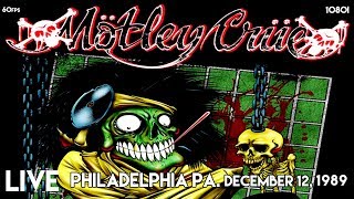 Motley Crue Live in Philadelphia PA 1989 Master Tape Network Remaster 1080p 60fps [upl. by Wey]