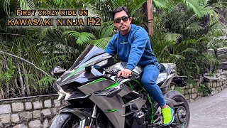 First Crazy Ride On kawasaki Ninja H2  Round2hell  Wasim Ahmad Official [upl. by Comfort]