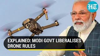 New Drone Rules Fees Forms Permissions and why PM Modi calls it landmark moment  Key Takeaways [upl. by Hcab517]