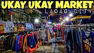 【4K】LAOAG CITY UKAY UKAY NIGHT MARKET  DECEMBER 2024 [upl. by Atinele]