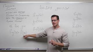 Composition of Functions Precalculus  College Algebra 48 [upl. by Ruenhs]