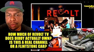 How much of REVOLT TV does Sean “Diddy” Combs actually own Is it a REAL channel or Flintstone car [upl. by Adorl119]