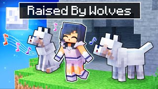 Raised By WOLVES In Minecraft [upl. by Dalila]