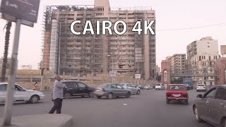 Cairo Egypt 4K  Rush Hour  Driving Downtown [upl. by Aicilyhp]