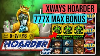 MAX BONUS  xWays Hoarder xSplit Big Casino Win Freespins Bonus Nolimit City Real Money Livestream [upl. by Ydurt]