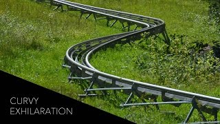 Curvy Exhilaration Riding the Alpine Coaster In Oberammergau Germany [upl. by Aracot]