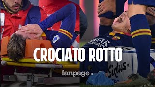 Infortunio Zaniolo è rottura del crociato Quando torna e i tempi di recupero [upl. by Ashling]