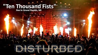 Disturbed quotTen Thousand Fistsquot live in Grand Rapids MI 5242016 [upl. by Chemaram]