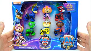 Paw Patrol Unboxing Review  PAW Patrol The Mighty Movie Toy Collection [upl. by Teeter240]