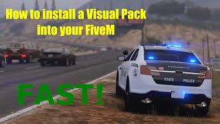 How to Install a Visuals Pack into your FiveM Brighter Police Lights Better Graphics [upl. by Scholz]