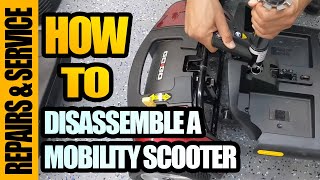 🔧How to Dissassemble a Mobility Scooter [upl. by Emylee]