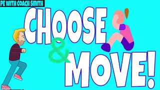 CHOOSE amp MOVE ExerciseDance Tabata BRAIN BREAK Activity [upl. by Bigg401]