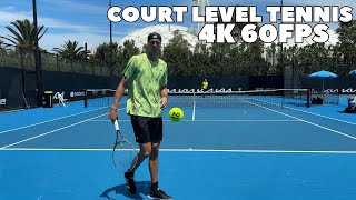 Alexander Zverev Court Level Practice 2024  Groundstrokes Serves amp Volleys 4K 60FPS [upl. by Khano391]