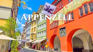 Appenzell 4K  The Most Beautiful Canton in Switzerland  Travel Vlog Walking Tour [upl. by Idelle987]