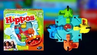 Hungry Hippos Family Game  Unboxing  How to Play amp Review [upl. by Tennes]